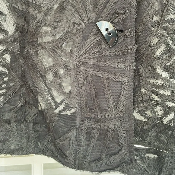 Ali Miles Lace Jacket With Peter Pan Collar. Size M. NWT - Picture 2 of 4